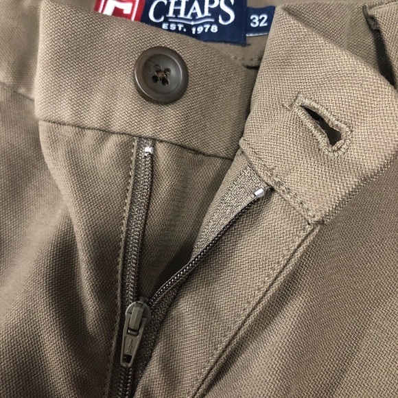 Chaps Flat Front Hidden Stretch Waist Shorts - Picture 6 of 8